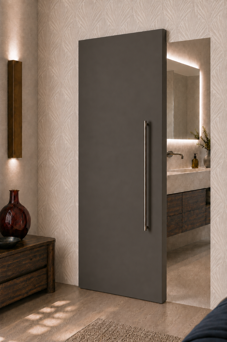 Ironware deur in een sfeervol interieur