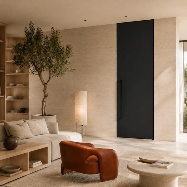 Ironware deur in een sfeervol interieur