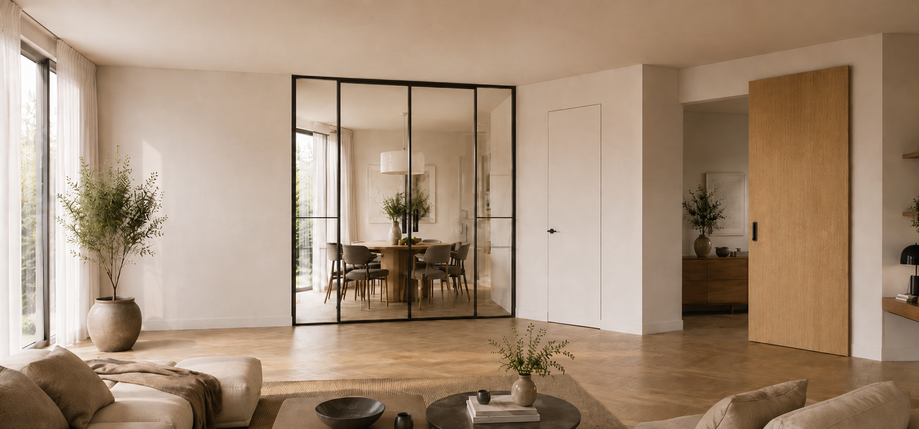 Maatwerk deuroplossingen in een modern interieur