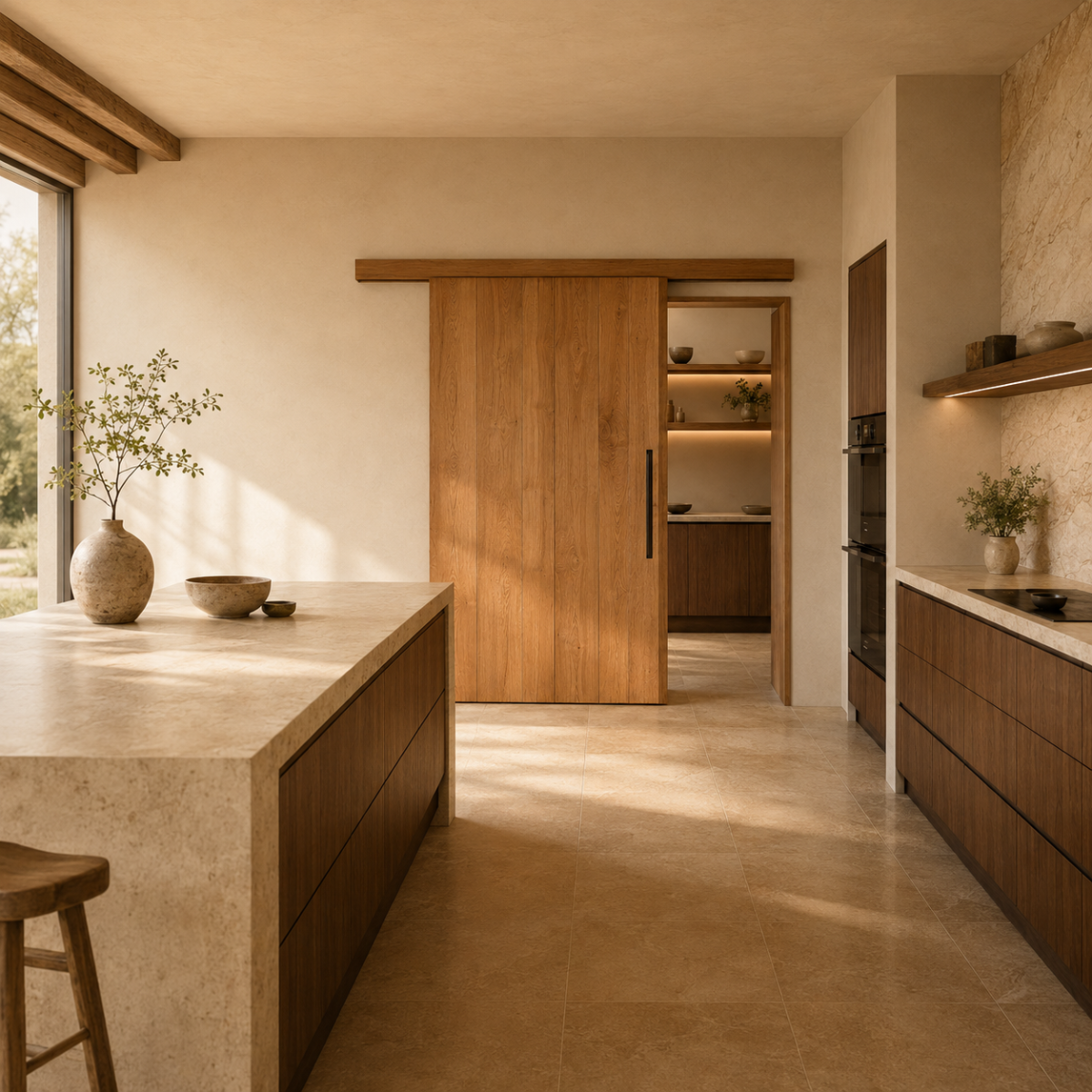 Ironware deur in een sfeervol interieur